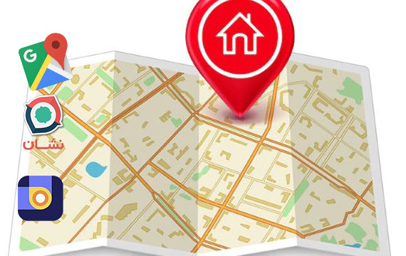آدرس و نشانی ما در نقشه ها